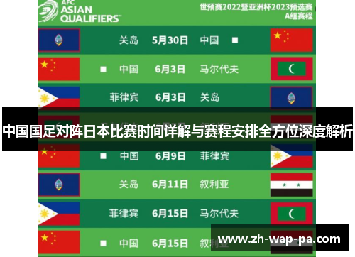中国国足对阵日本比赛时间详解与赛程安排全方位深度解析 中国国足对阵日本比赛时间详解与赛程安排全方位深度解析